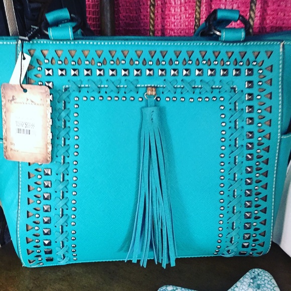 Montana West Handbags - New! Unique Montana West Handbag Turquoise